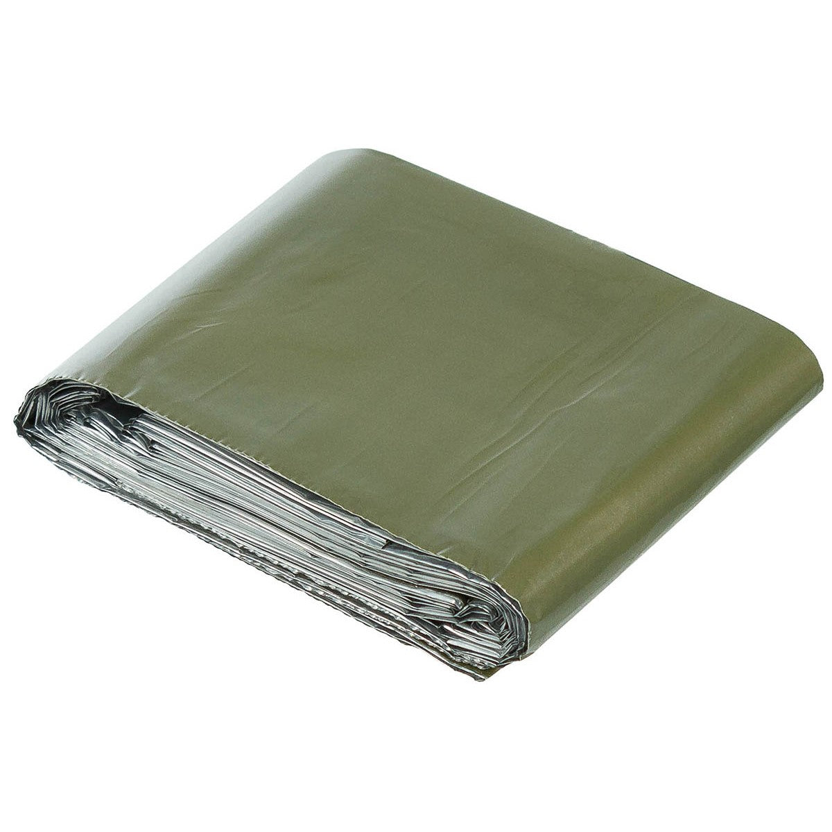 Notfall-Rettungsdecke – oliv, 210 × 160 cm