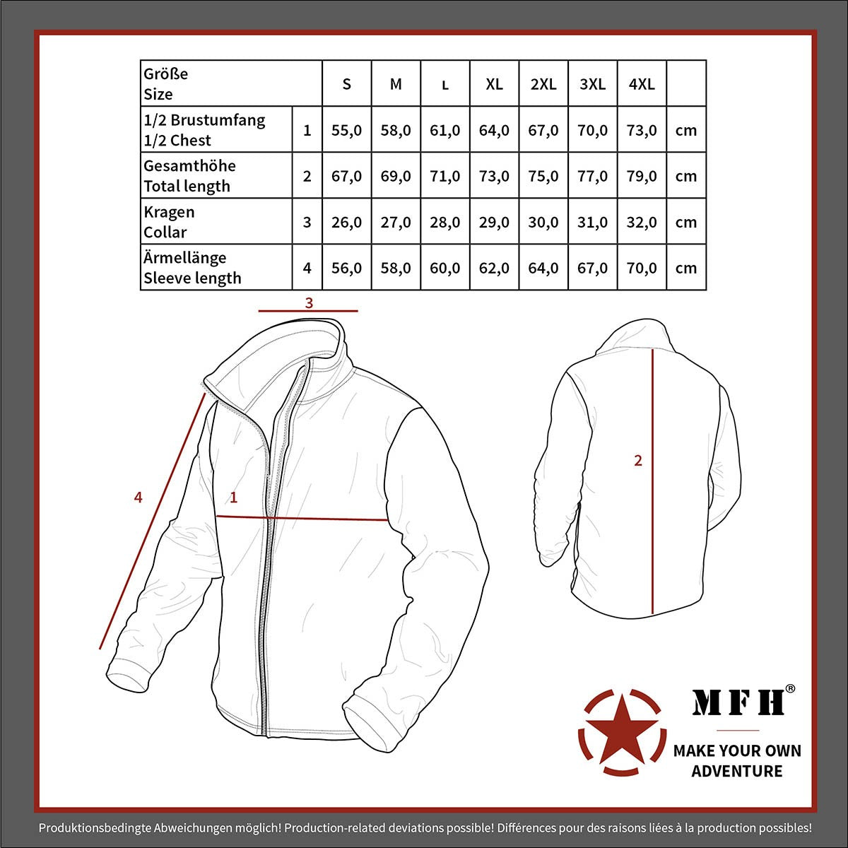 Sweatjacke Tactical