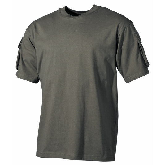 MFH T-Shirt mit Ärmeltaschen