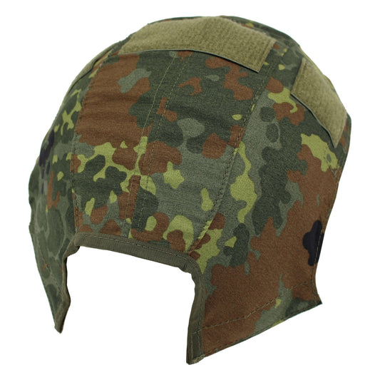 Zentauron Helmbezug OPS CORE / FAST – Flecktarn, Vorderansicht