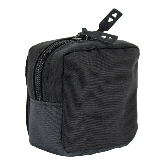 Zentauron Micro Mehrzwecktasche Klett – Schwarz, Vorderansicht