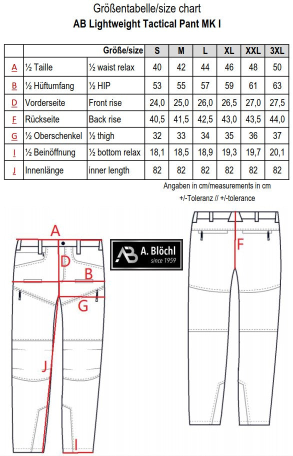 A. Blöchl AB Lightweight Tactical Pants MK I