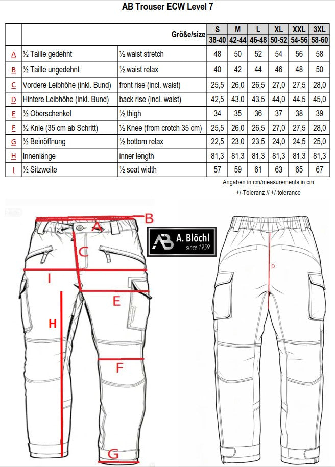 A. Blöchl AB ECW Kälteschutzhose Level 7 PrimaLoft
