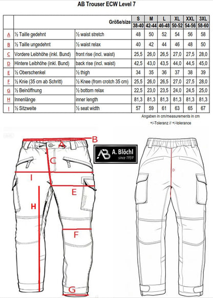 A. Blöchl AB ECW Kälteschutzhose Level 7 PrimaLoft