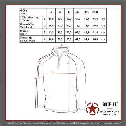Microfleece Pullover Troyer