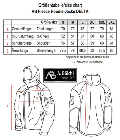 A. Blöchl AB Delta Grid Fleece Hoodie