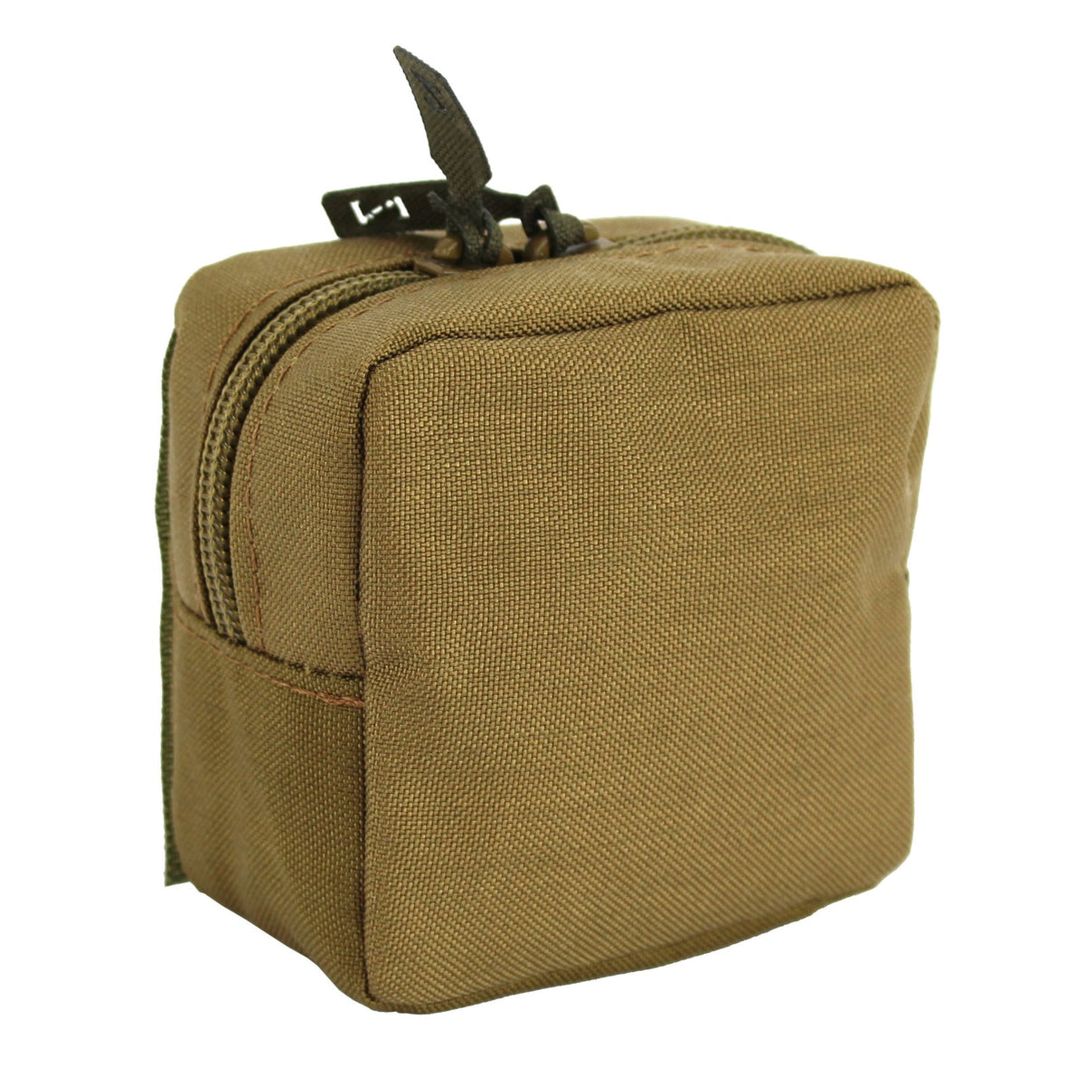 Zentauron Micro Mehrzwecktasche Klett – Coyote, Vorderansicht