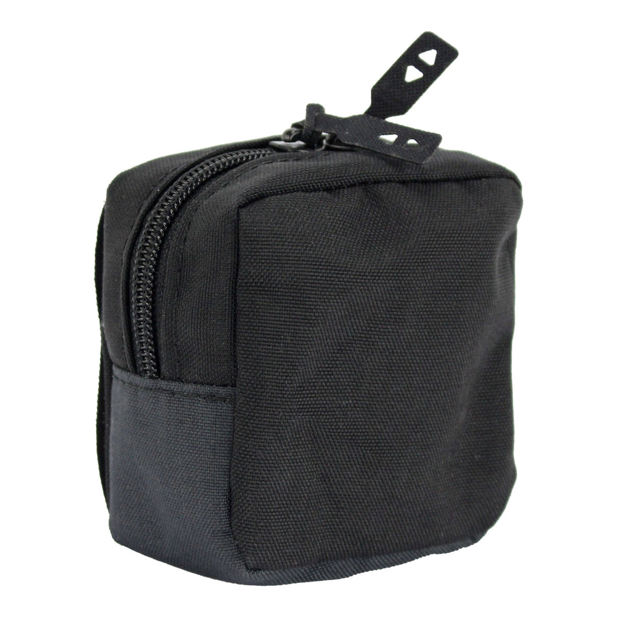 Zentauron Micro Mehrzwecktasche Klett – Schwarz, Vorderansicht