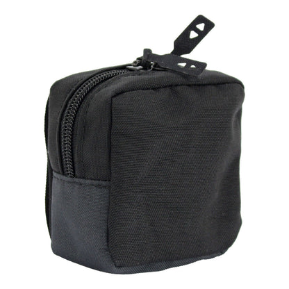 Zentauron Micro Mehrzwecktasche Klett – Schwarz, Vorderansicht